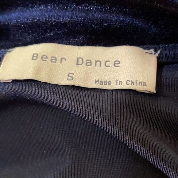 Bear Dance royal blue satin dress - Picture 4 of 4